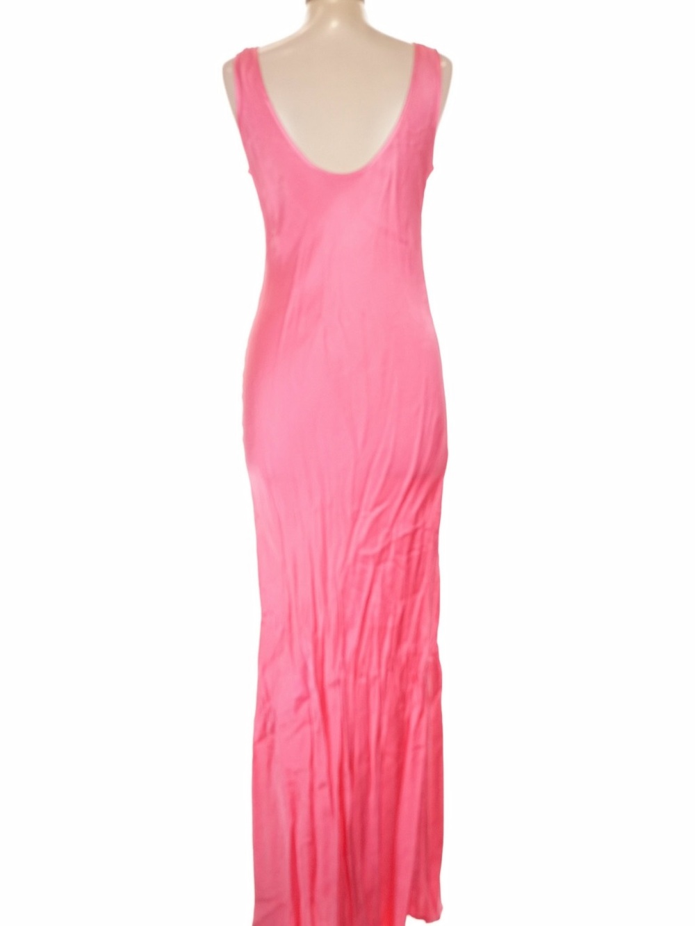 L’AGENCE Akiya Satin Maxi Dress Sample – Unreleased Romeo Pink - S/M - Picture 2 of 4